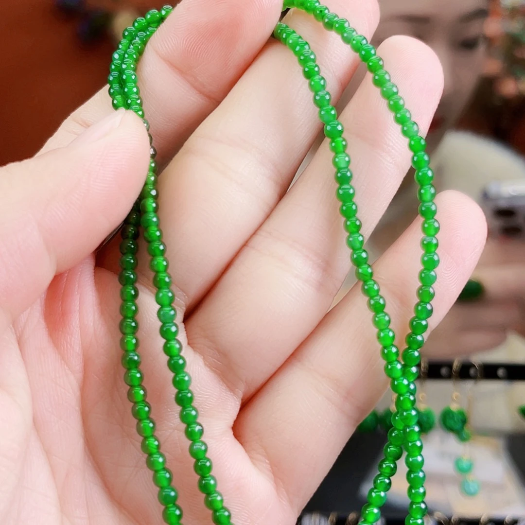 翡翠未镶嵌耳饰饰品