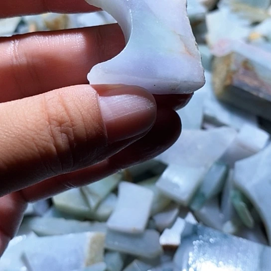 散珠翡翠边角料67