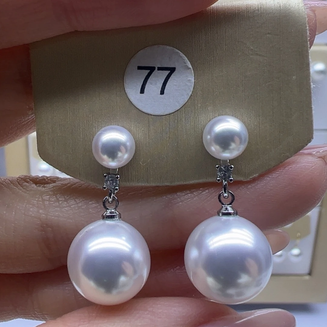 淡水珍珠耳饰未镶嵌