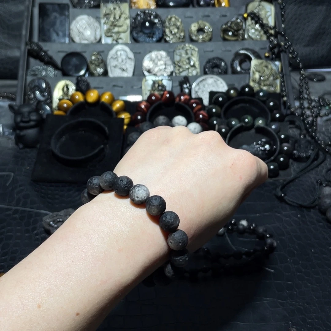 黑曜岩珠宝奇石未镶嵌虎****