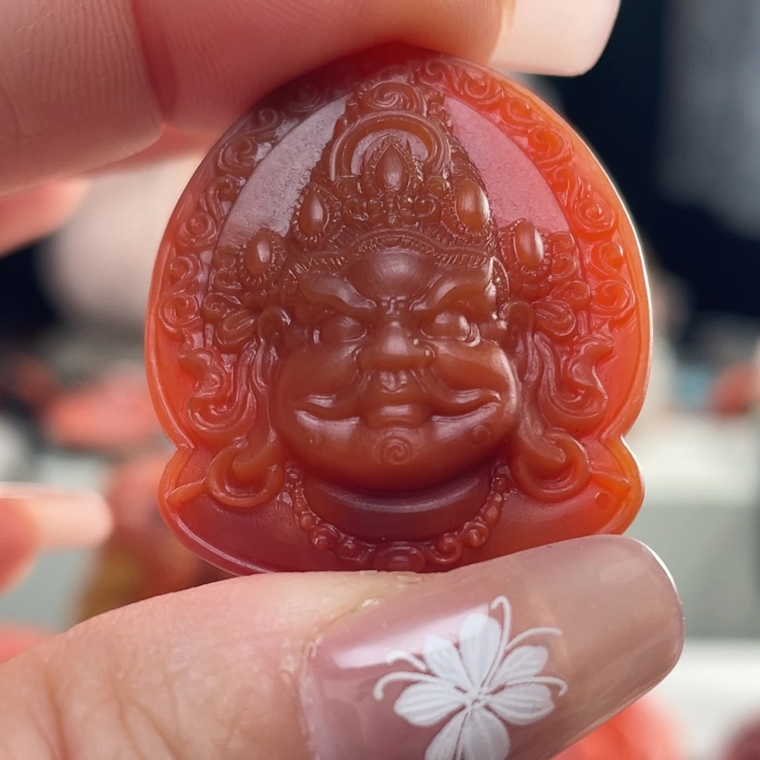 南红玛瑙未镶嵌颈饰