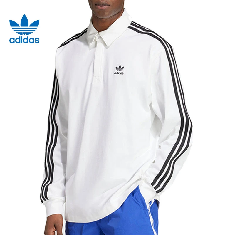 adidas阿迪达斯【环】三叶草男子运动休闲长袖T恤IZ2459