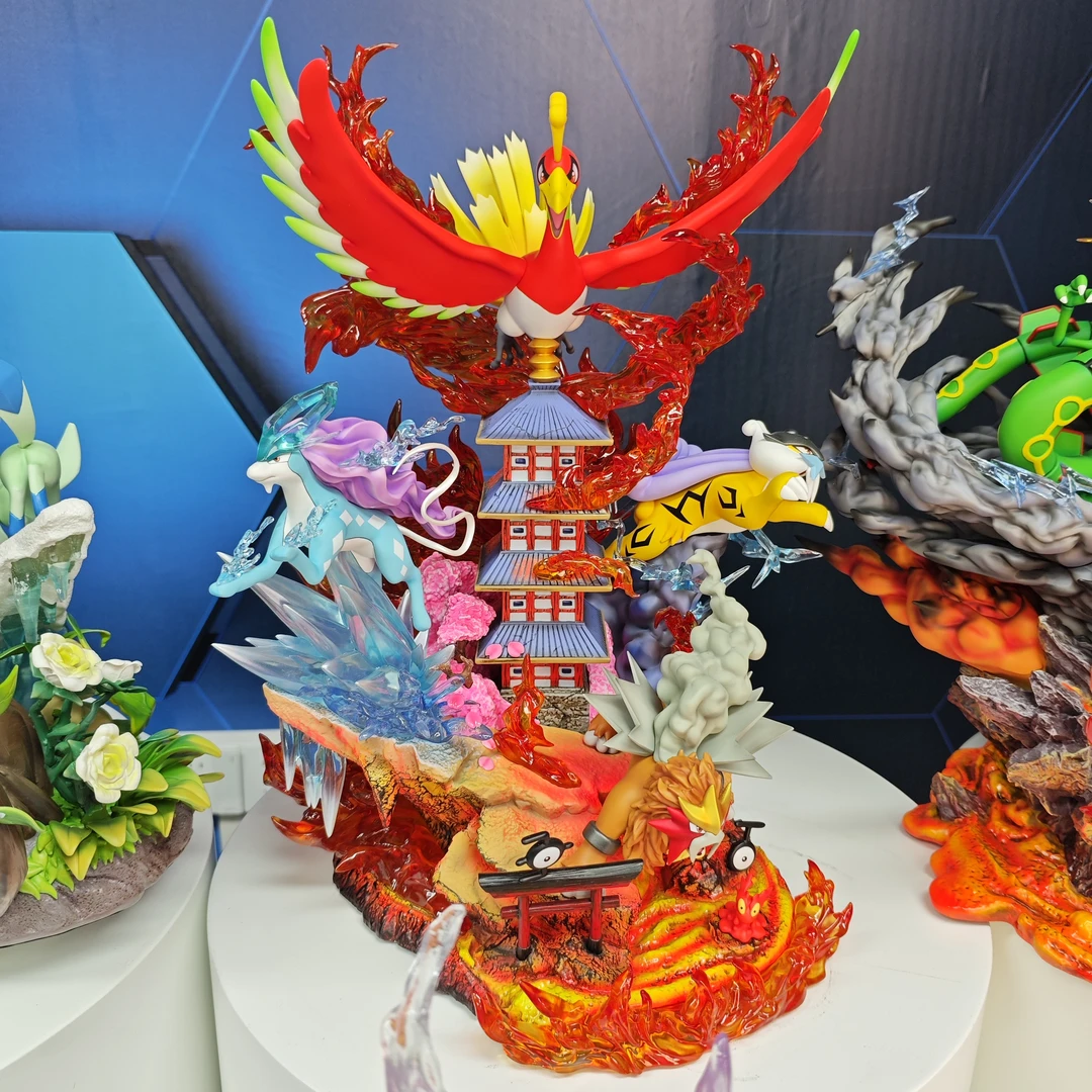 ppap凤王套组场景 可发光灯光 手办雕像摆件