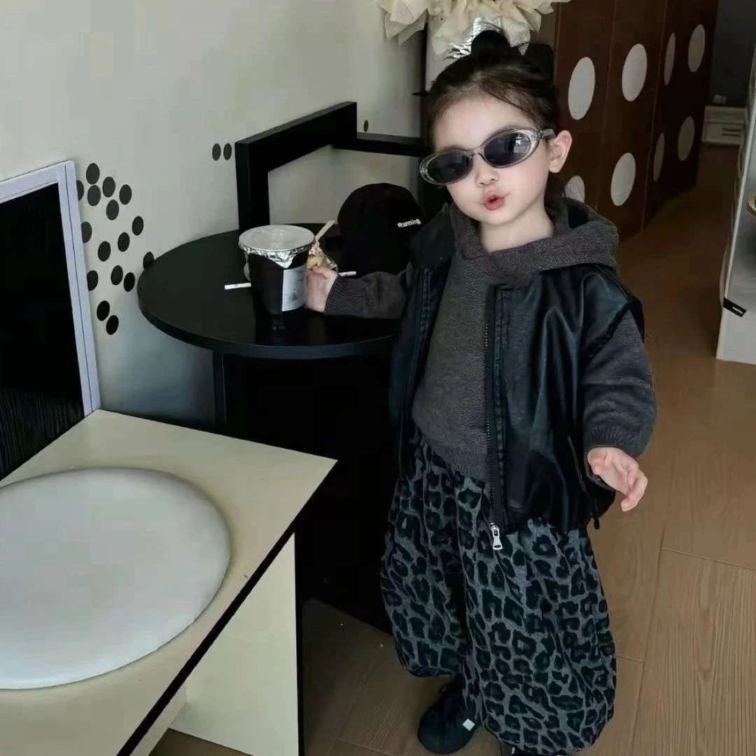 新款洋气潮款女童秋季2025新款女宝洋气马秋季儿童秋装女童