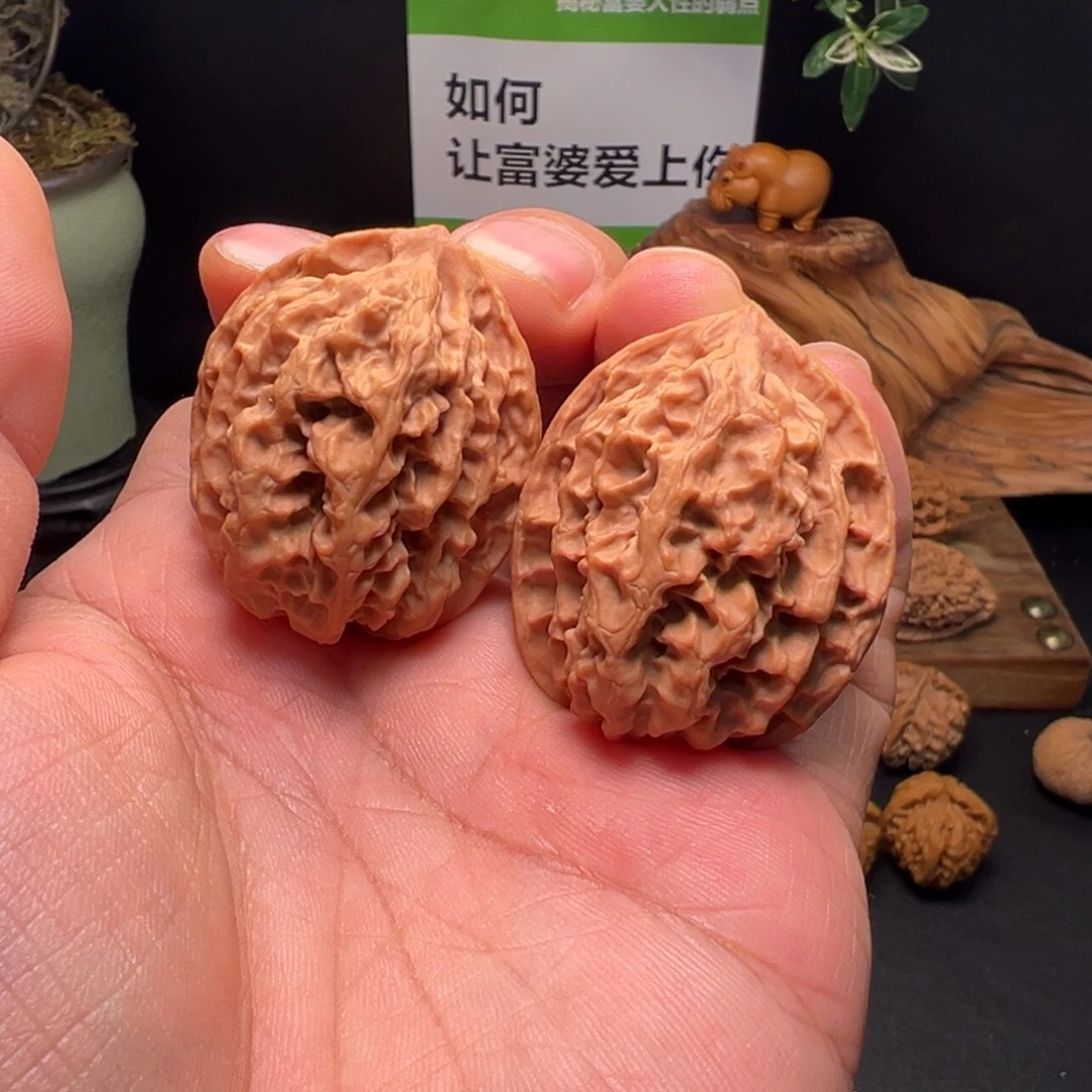 啊***哈吊坠文玩核桃花和尚