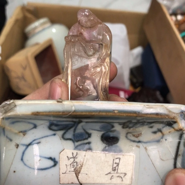 陶瓷孤品单件车里拍