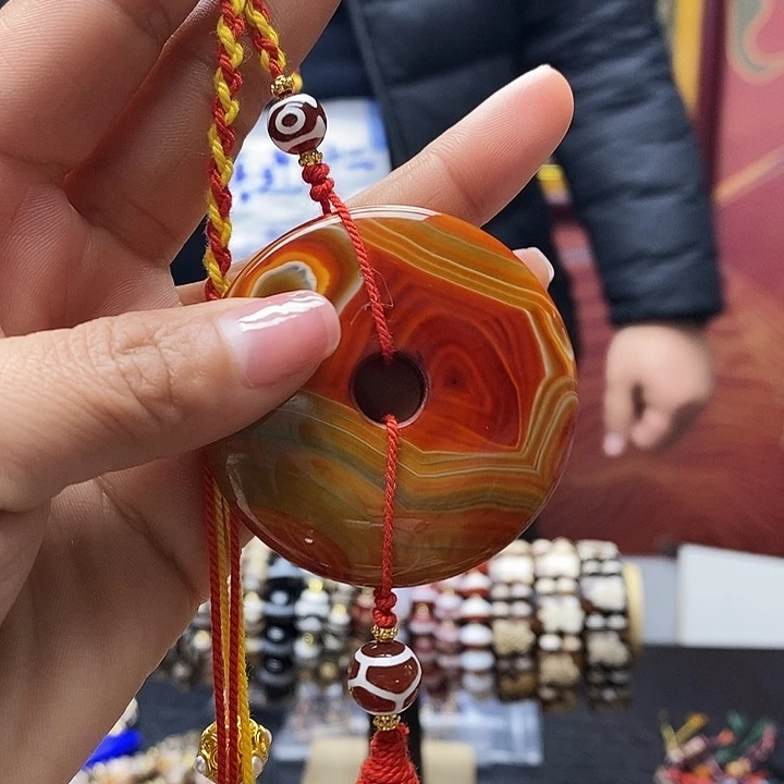 玛瑙/玉髓合金颈饰