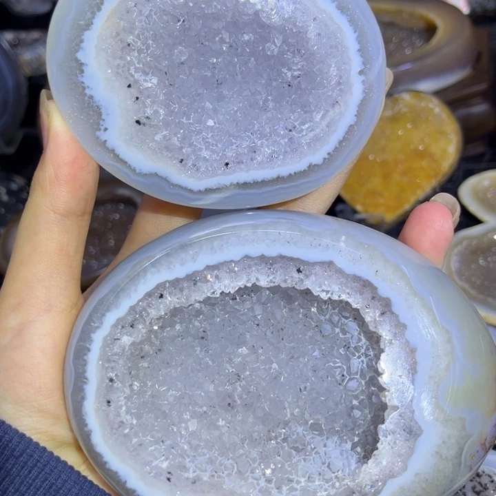 未镶嵌水晶发饰白晶盆