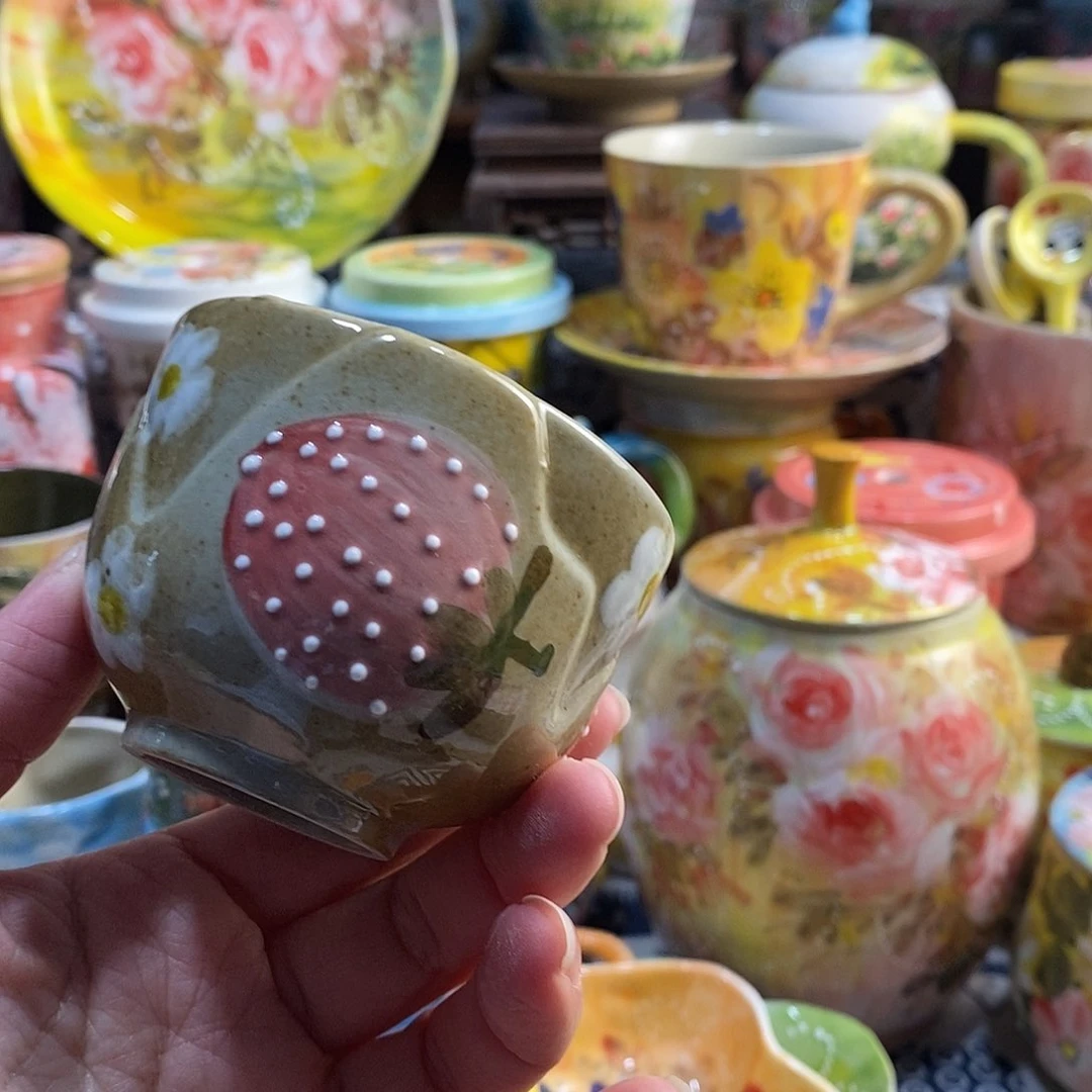 瓷片手绘陶瓷年货节福利