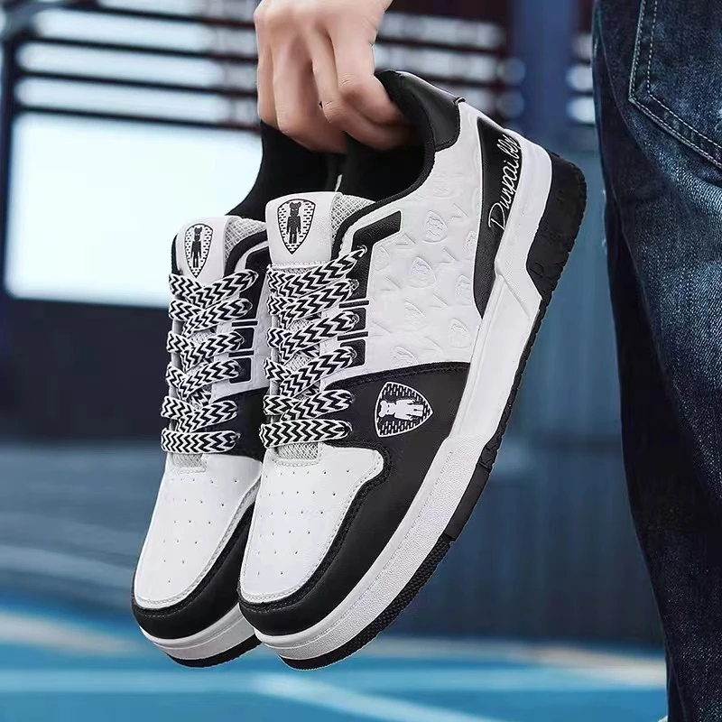 男女同平板鞋防水小白潮鞋B0001【小猪2】