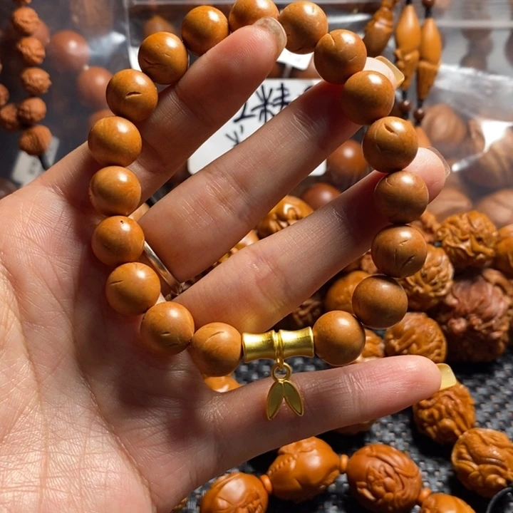 橄榄核吊坠桃核光珠