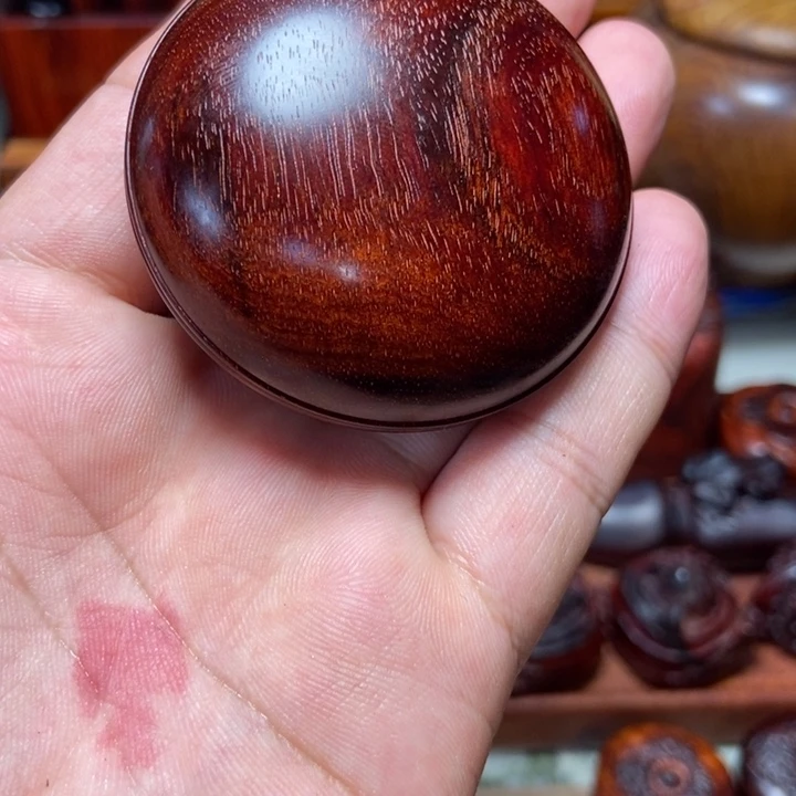 檀香紫檀（小叶紫檀）印泥盒