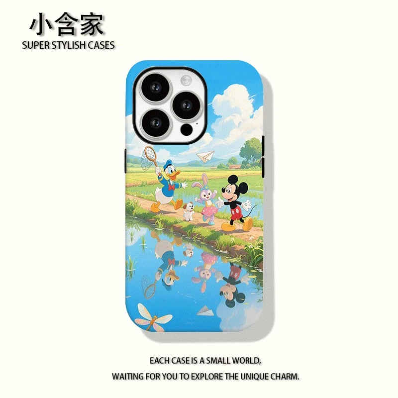 米奇星黛露菲林二合一苹果17ProMax华为vivo小米oppo荣耀手机壳壳