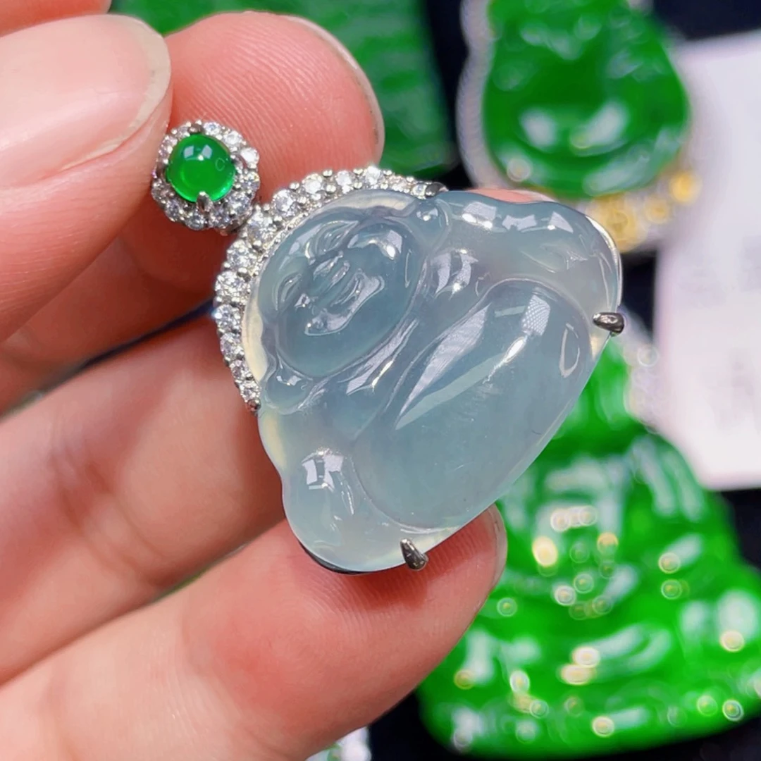 翡翠未镶嵌颈饰6，