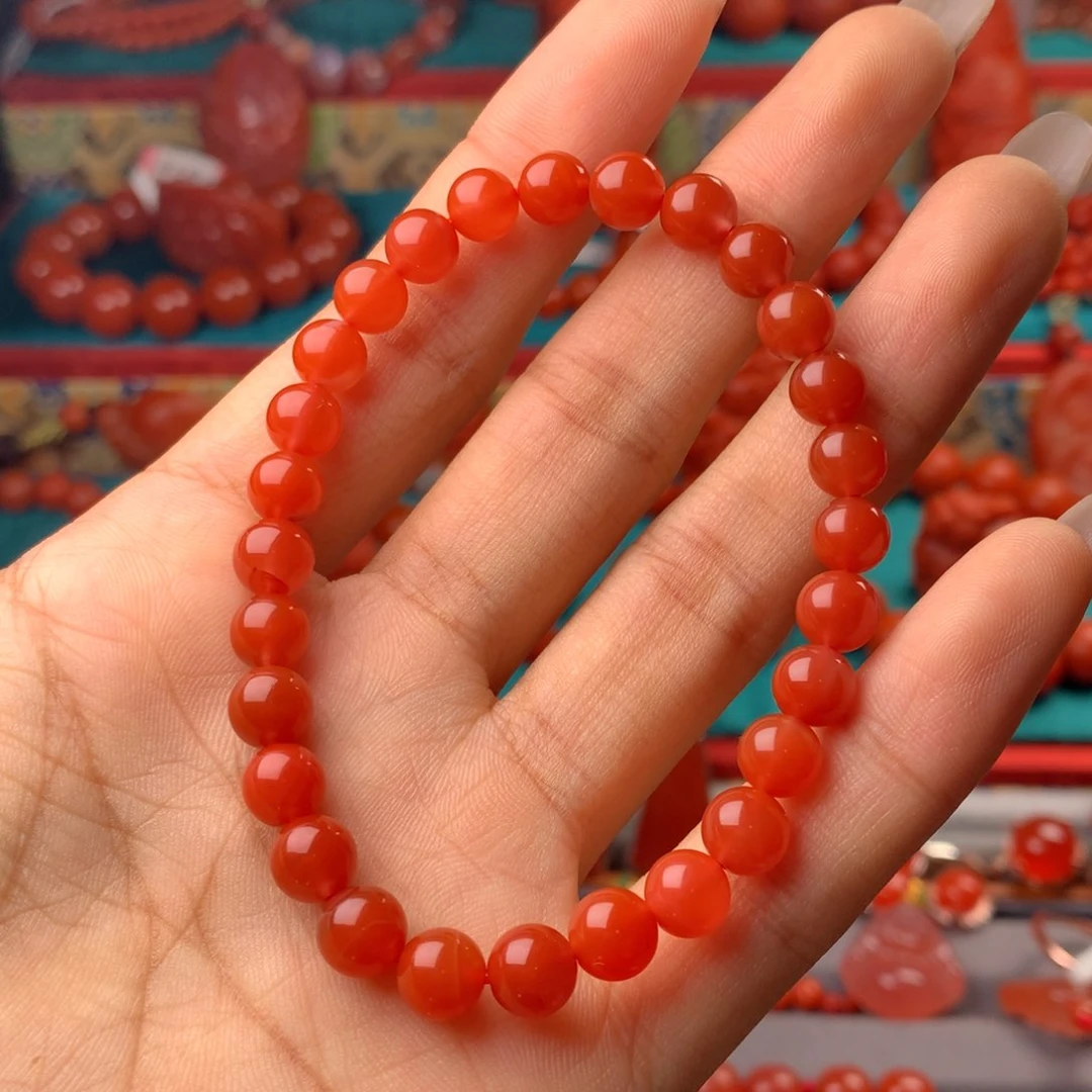 未镶嵌手串南红玛瑙保山原矿南红