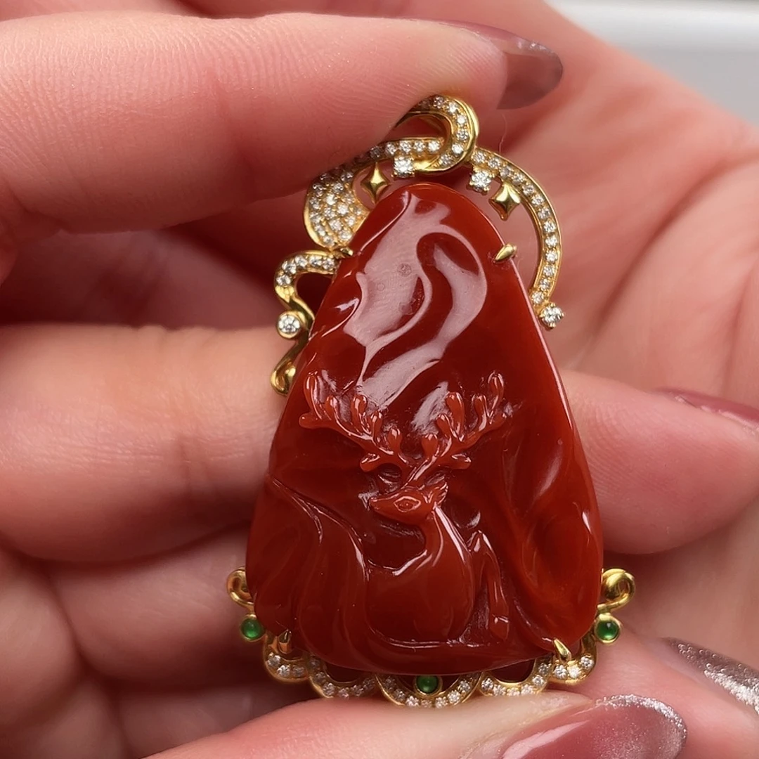 定制南红玛瑙未镶嵌