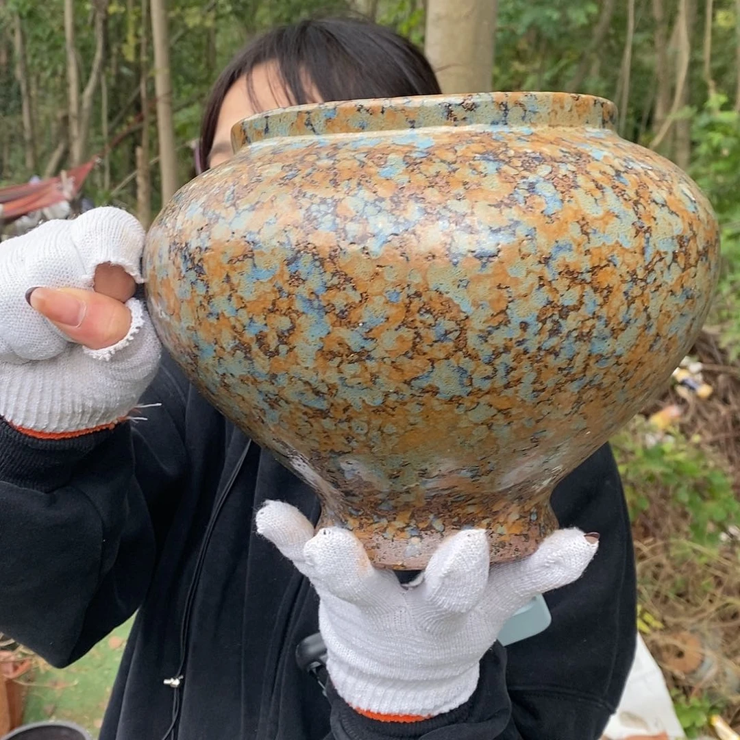 紫砂花盆正品口径17高20肚子25