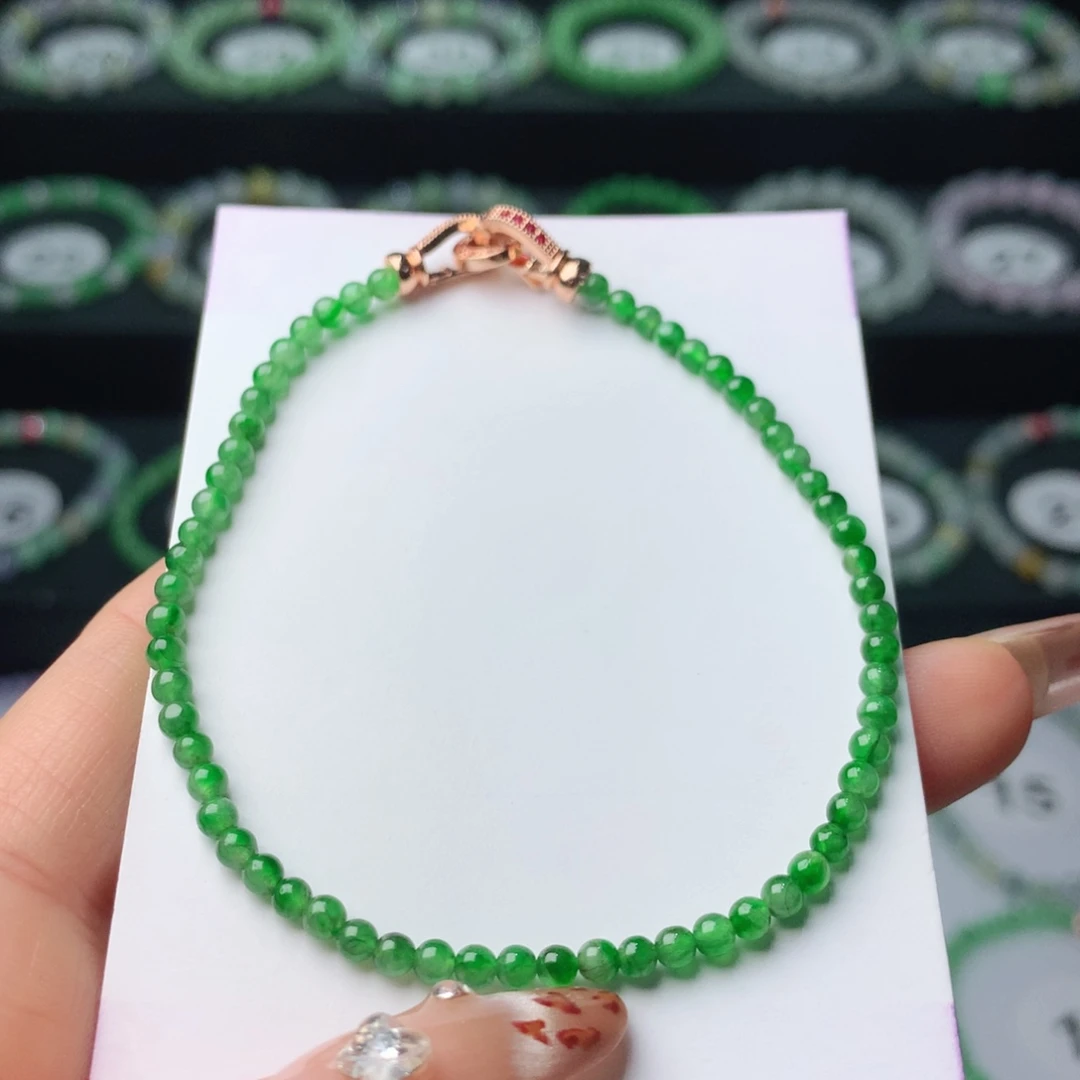 翡翠未镶嵌手链翡翠