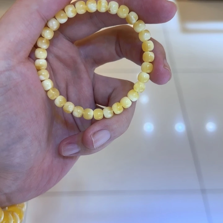 手链琥珀未镶嵌蜜蜡