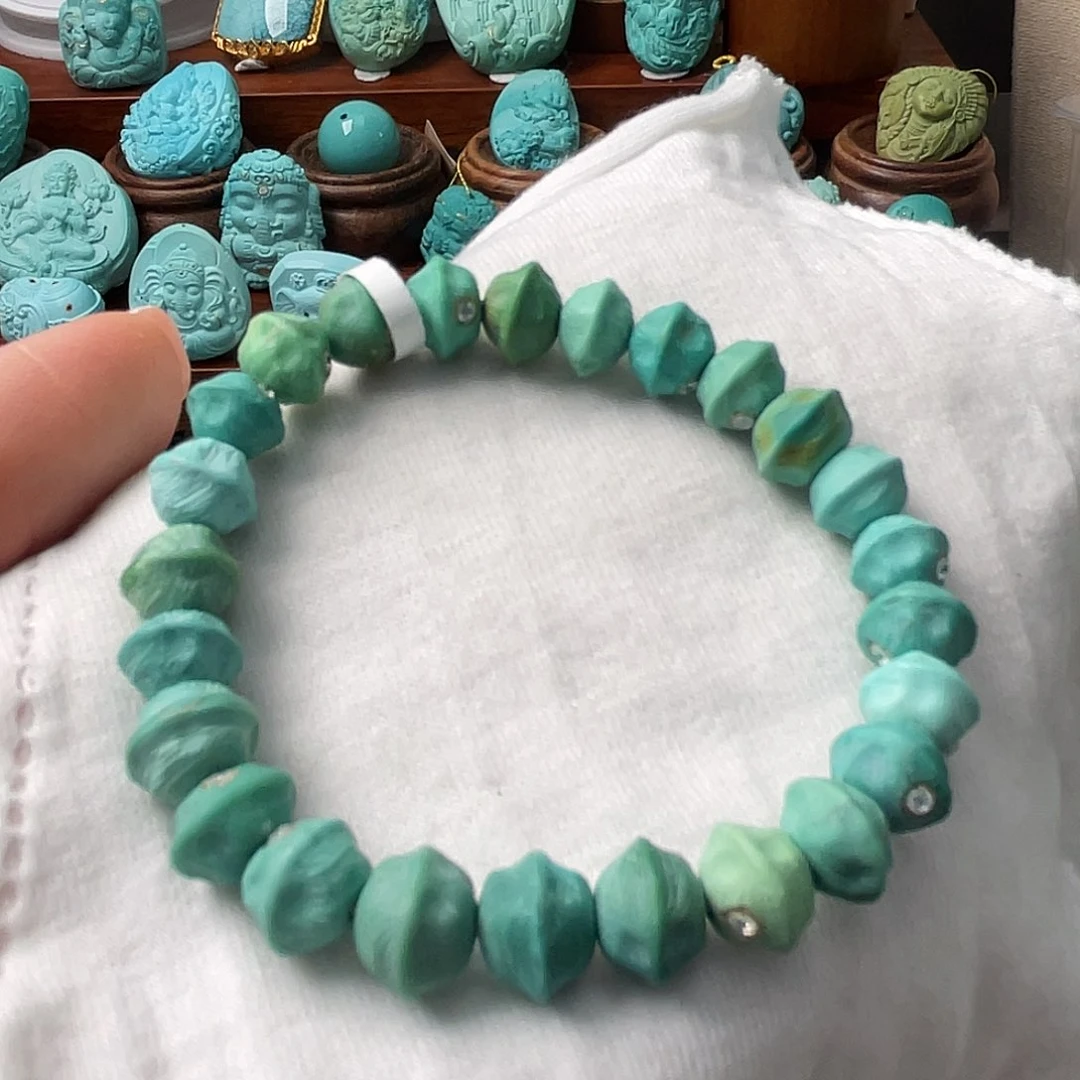 绿松石珠宝奇石未镶嵌