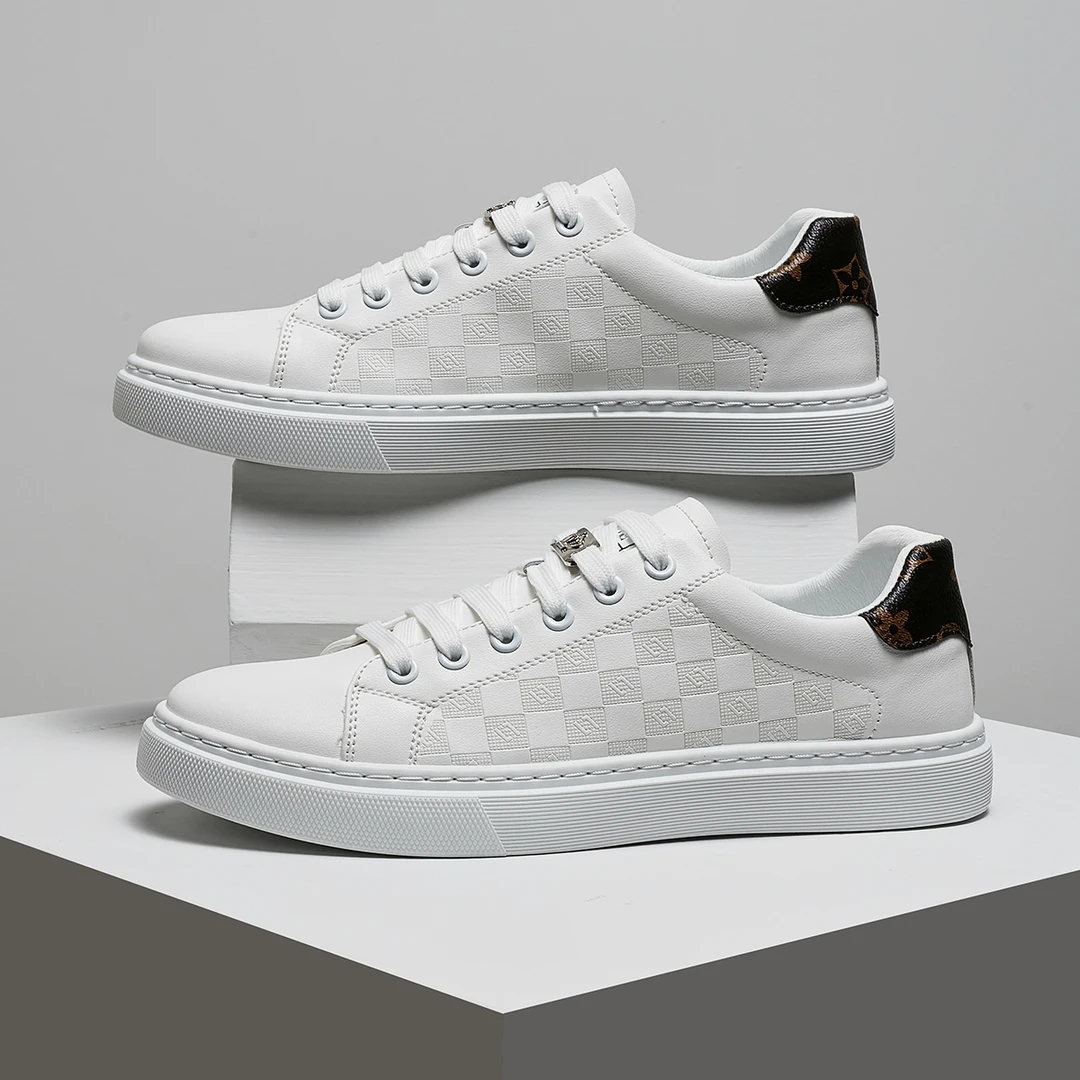 杰特公羊3203 男士小白鞋夏季新款透气休闲板鞋真皮男鞋百搭潮鞋