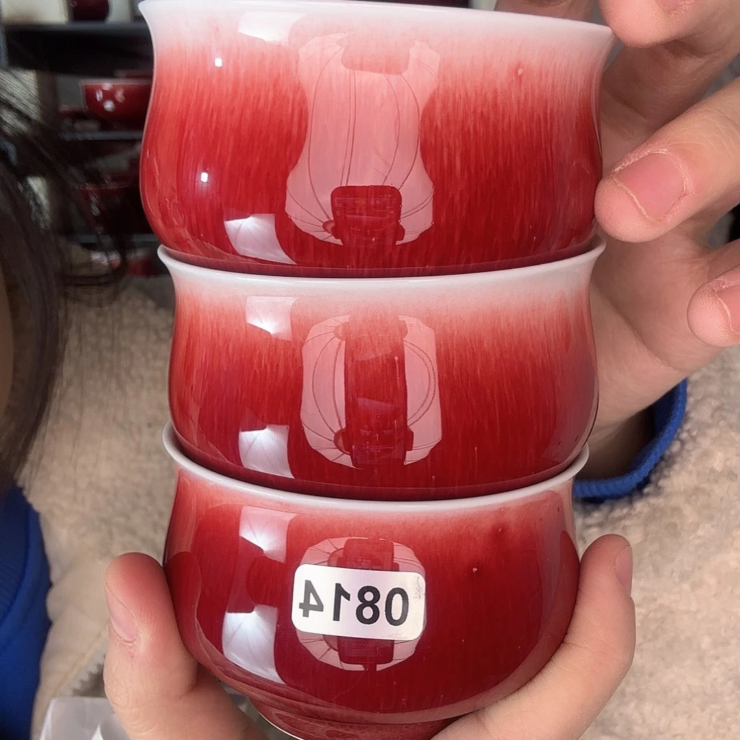 碗景德镇郎红陶瓷