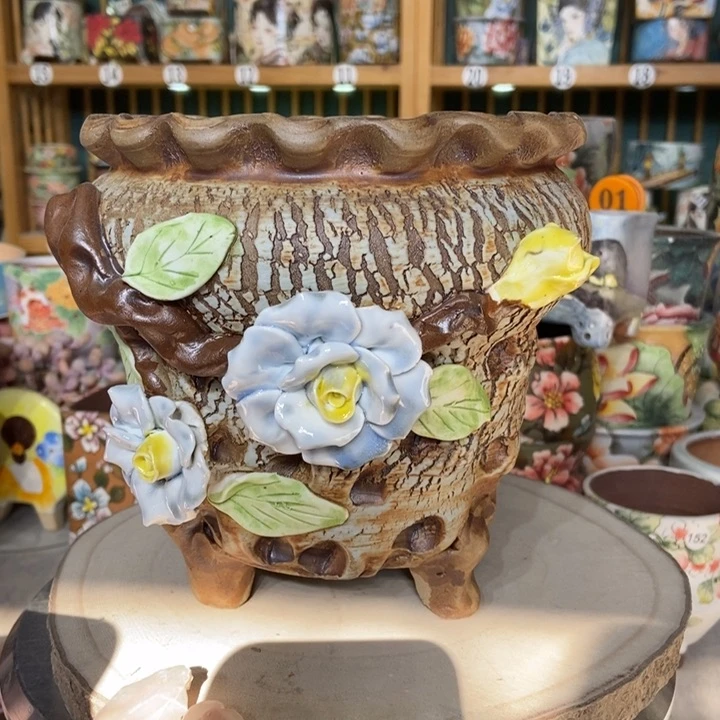 红陶景德镇艺术手绘作品