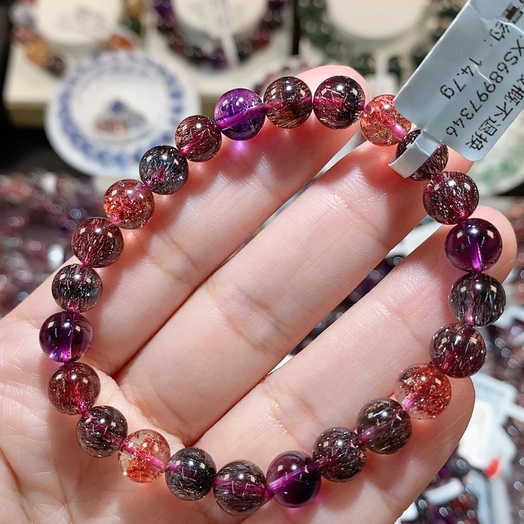 水晶手链未镶嵌F超七7.8