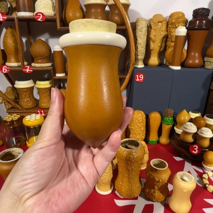 一*丁松脖鸡心天然葫芦