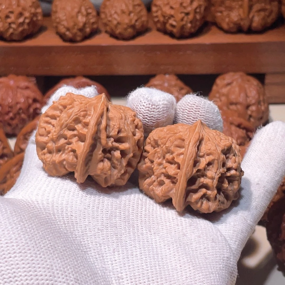 文玩核桃把件马蹄353831，6063