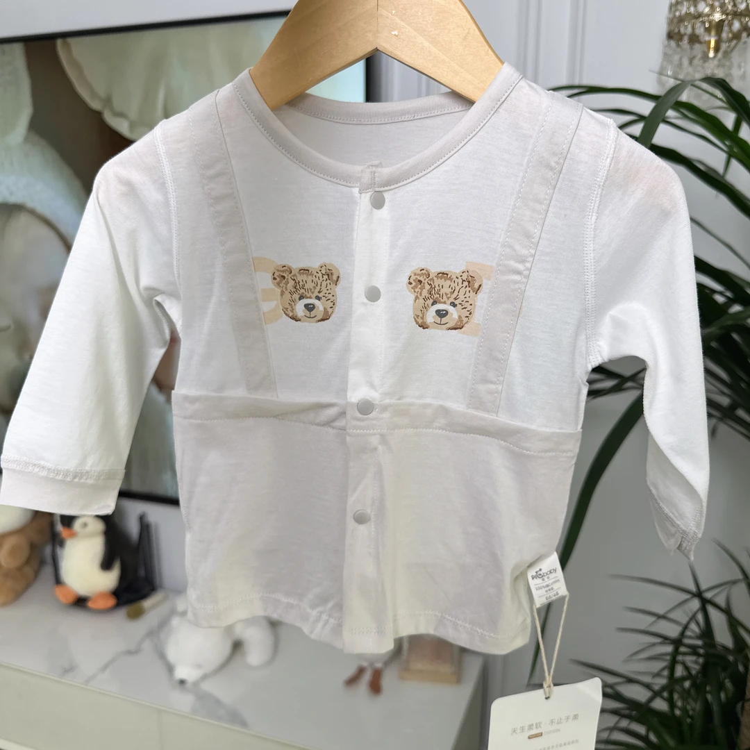 （胖米定制）婴幼儿夏款纯棉长袖上衣