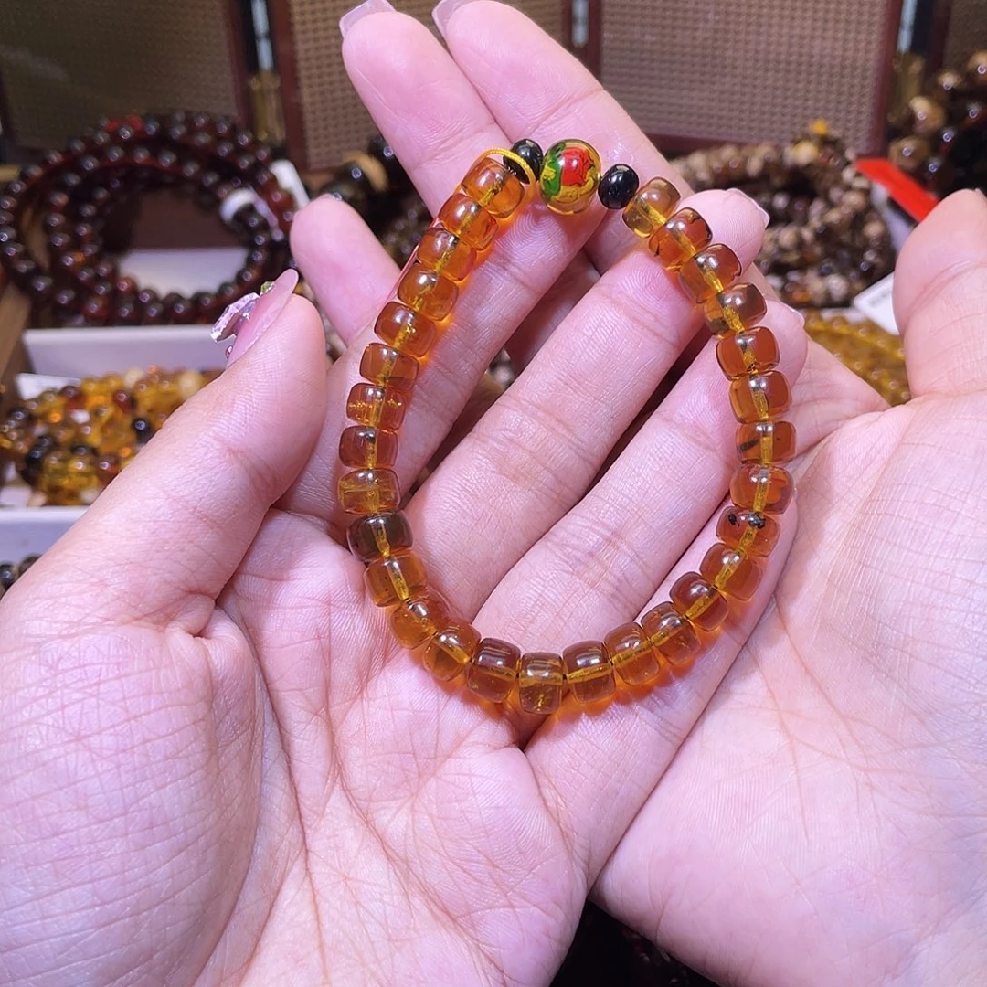 琥珀未镶嵌裸石抚顺琥珀8+老型