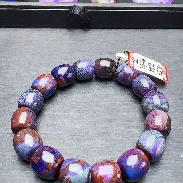 苏纪石（舒俱来）未镶嵌夜樱手串11+