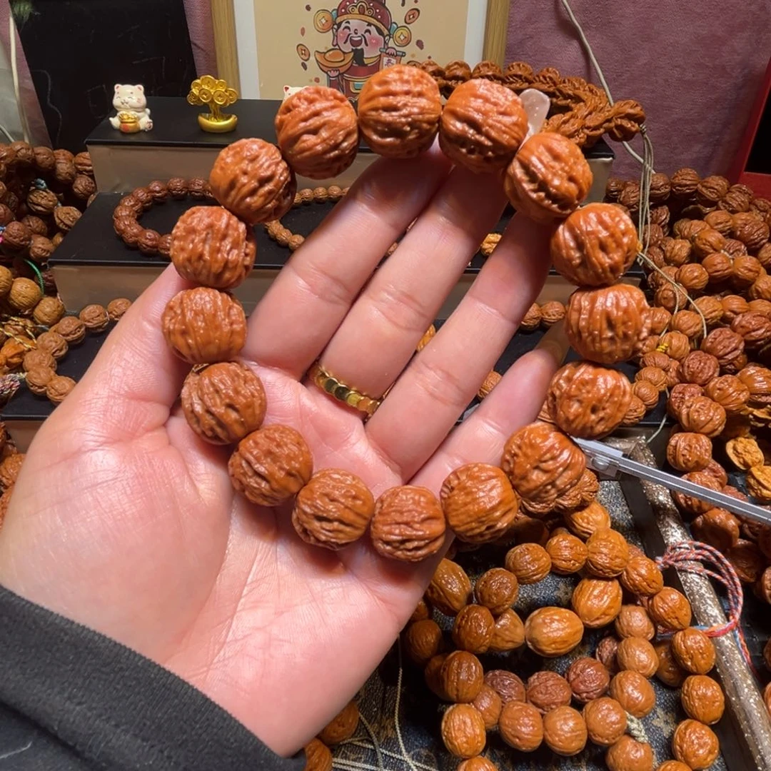 文玩核桃手串粗筋