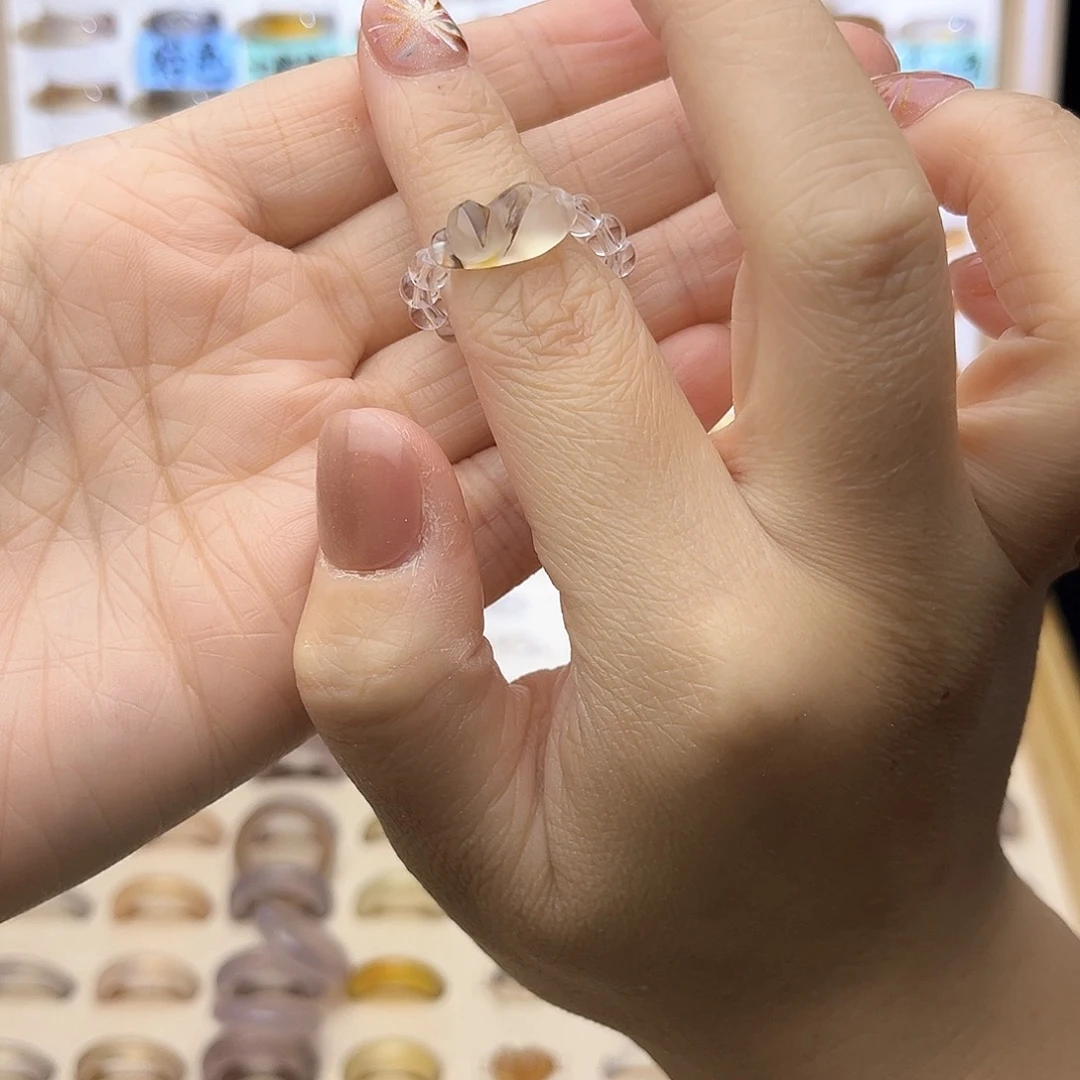 玛瑙/玉髓戒指未镶嵌