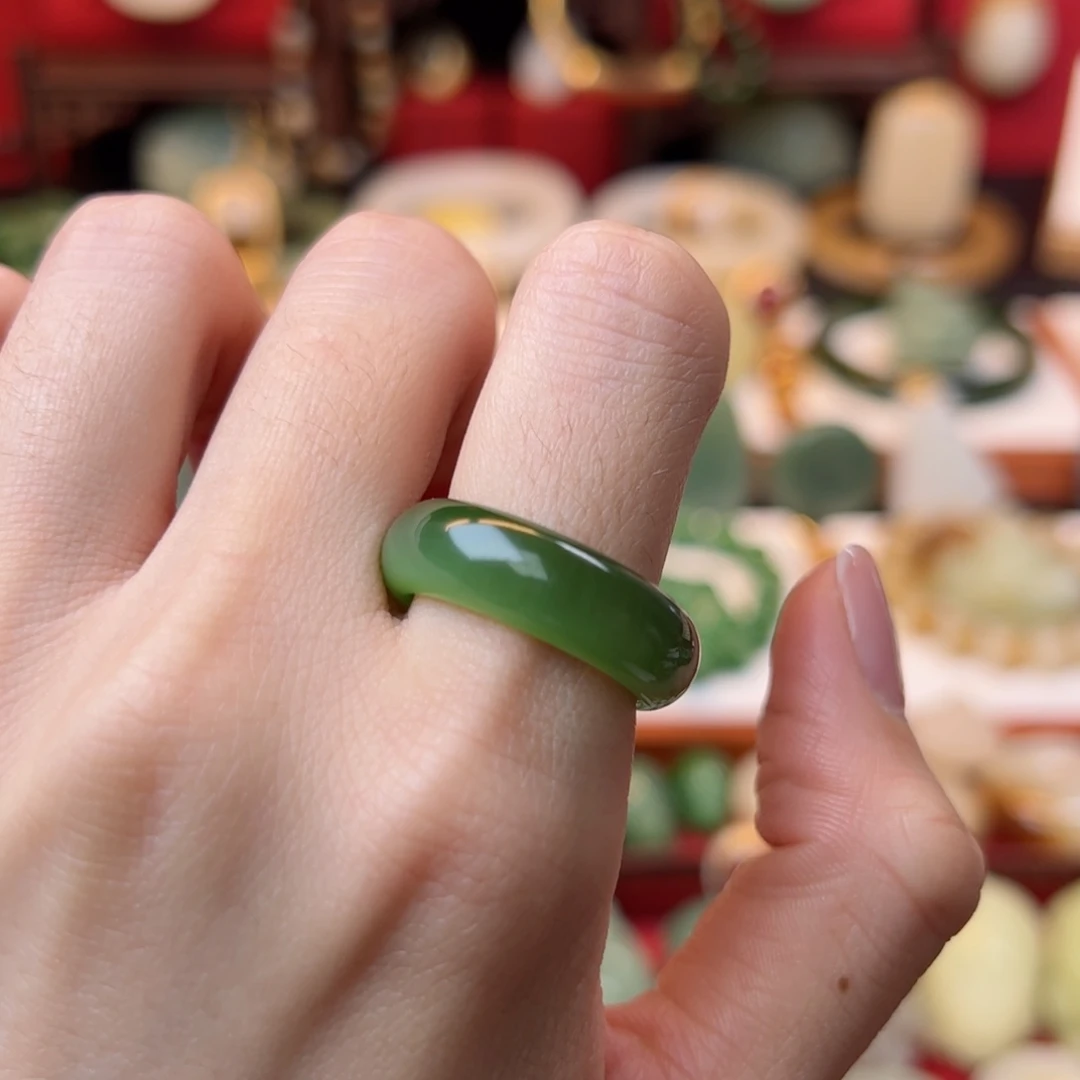 和田玉戒指未镶嵌1718