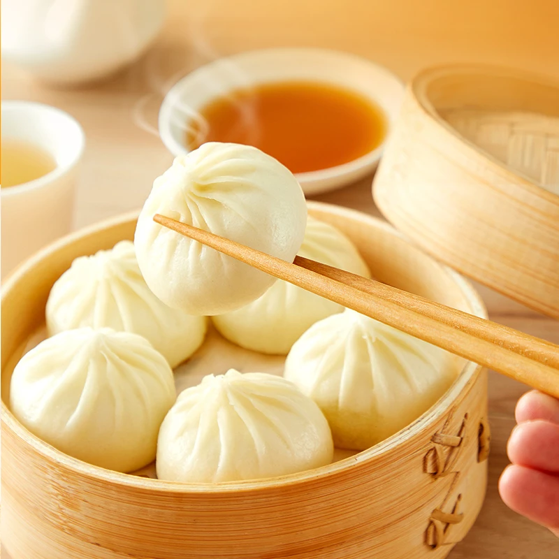 四川老面酱肉包子巴中鲜美猪肉小笼包胡萝卜粉条小笼包早餐小吃