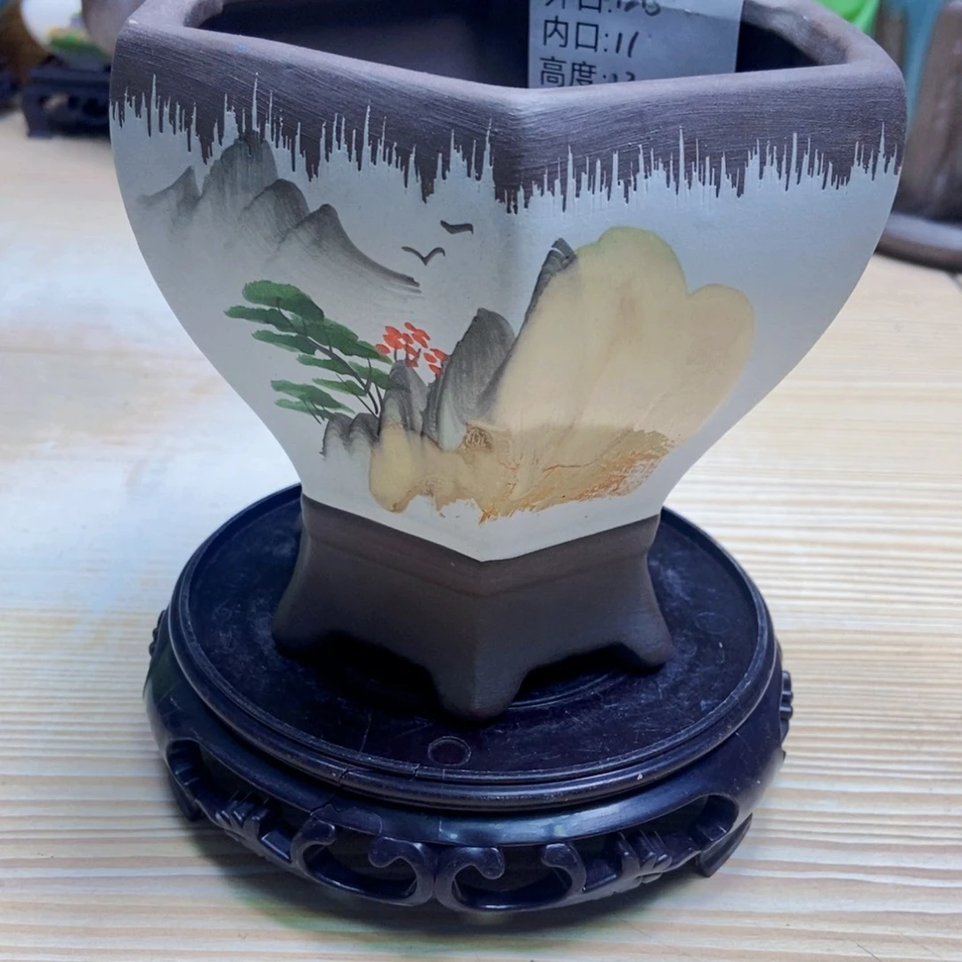 瓷片陶瓷花盆陶瓷艺术