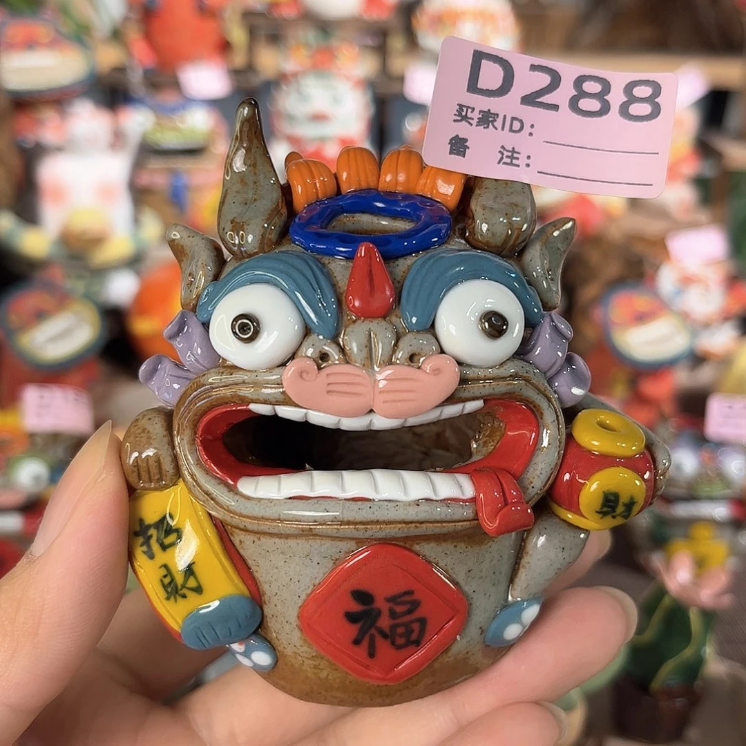 泥塑纯手工茶宠摆件