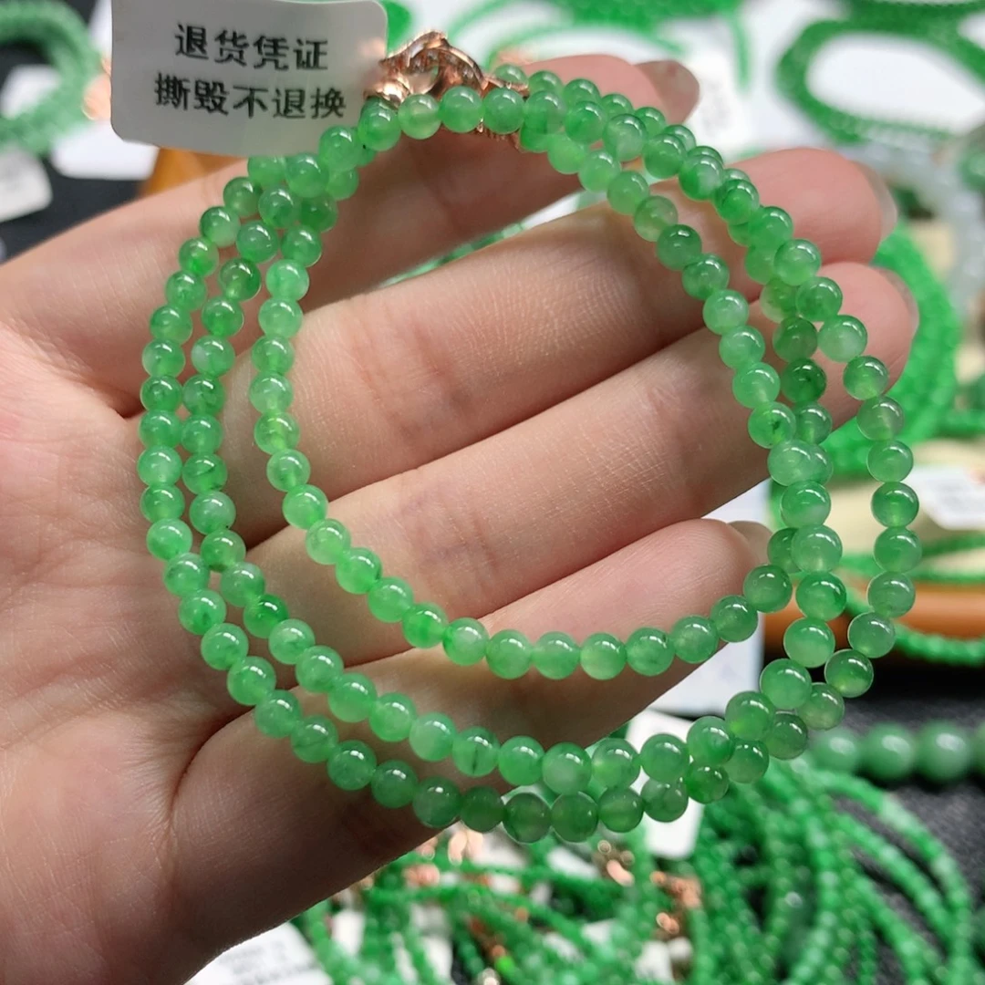 未镶嵌手链翡翠翡翠