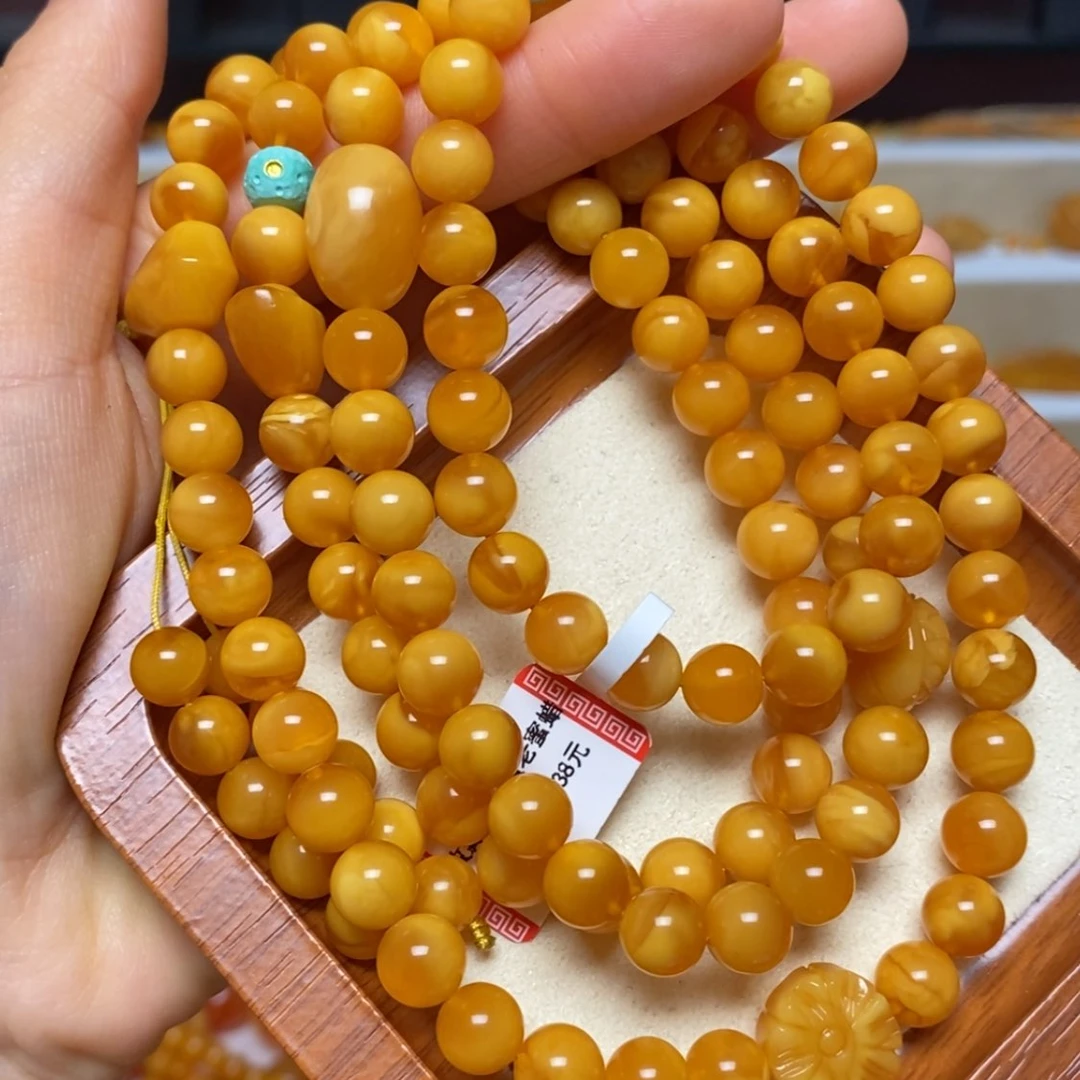 【闪购商品】未镶嵌蜜蜡手链手串