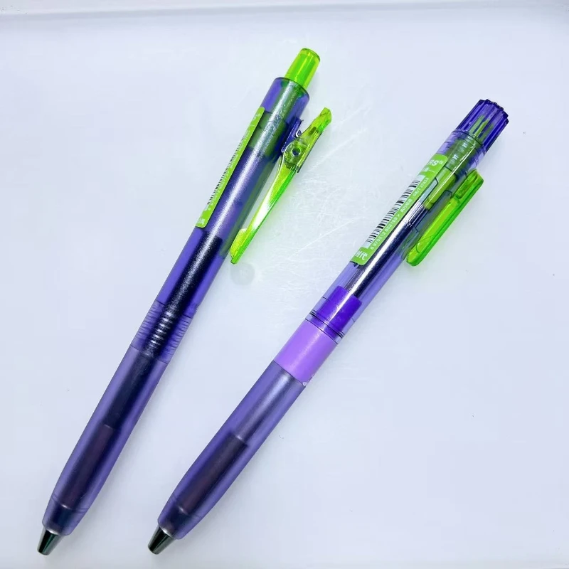 【黑墨-2支】D10紫杆扭扭笔+赛博朋克,掉封蜡不售后