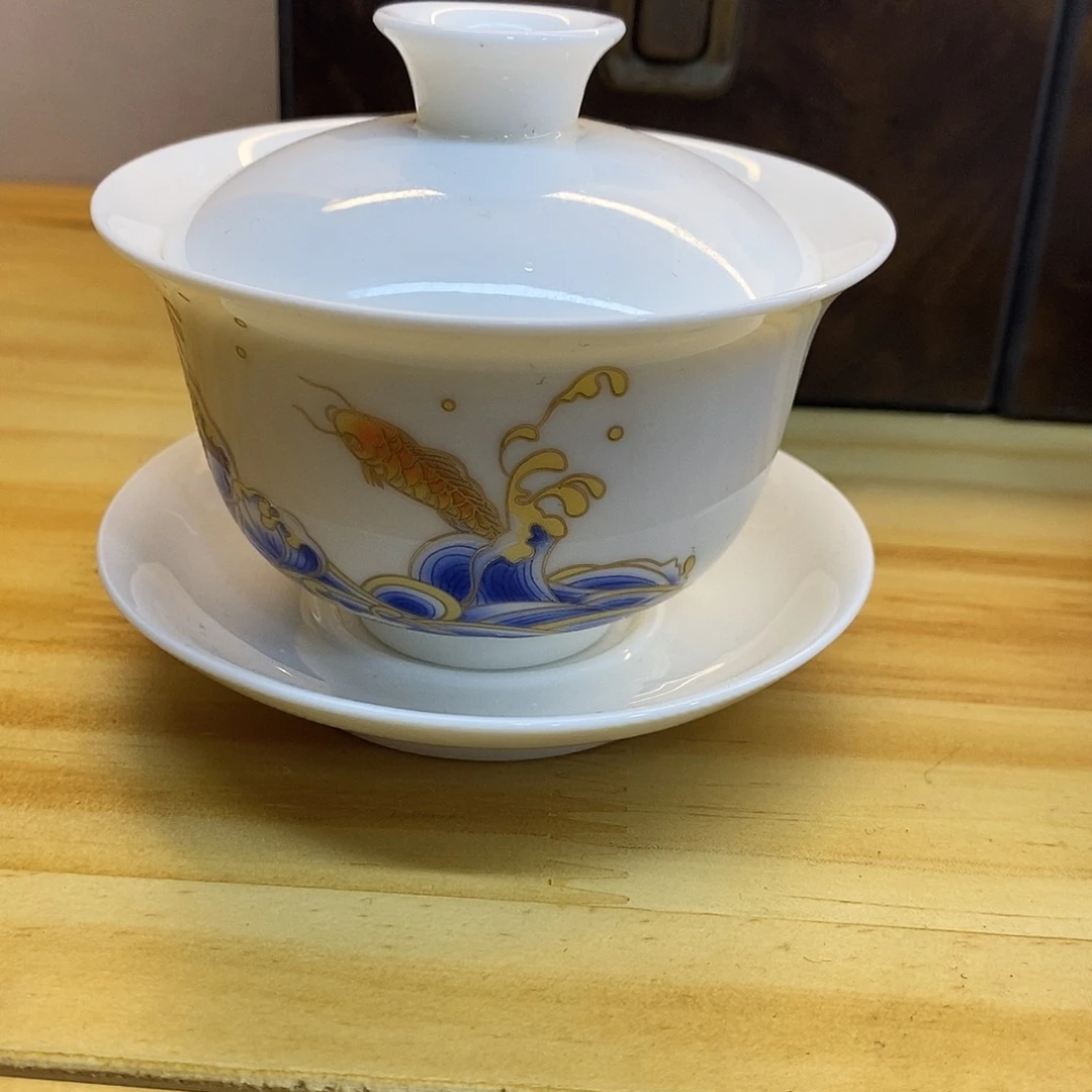 盖碗里的水煮开后放