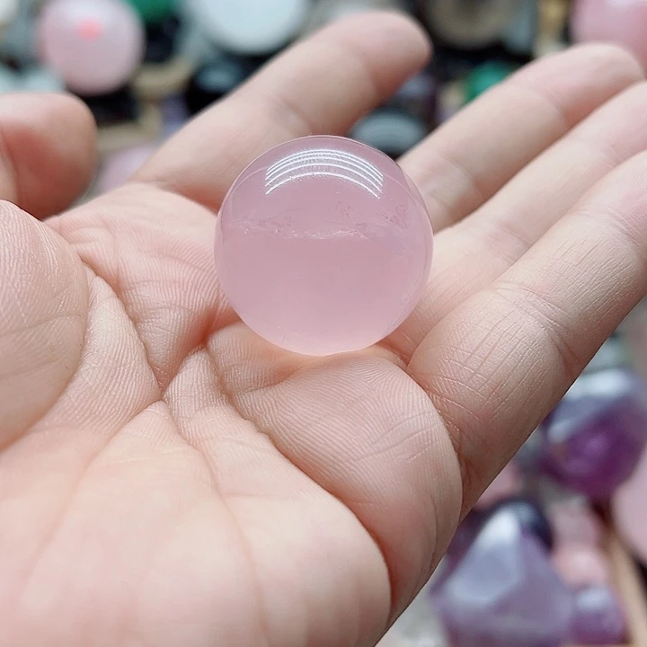 粉水晶卡3.13cm未镶嵌水晶