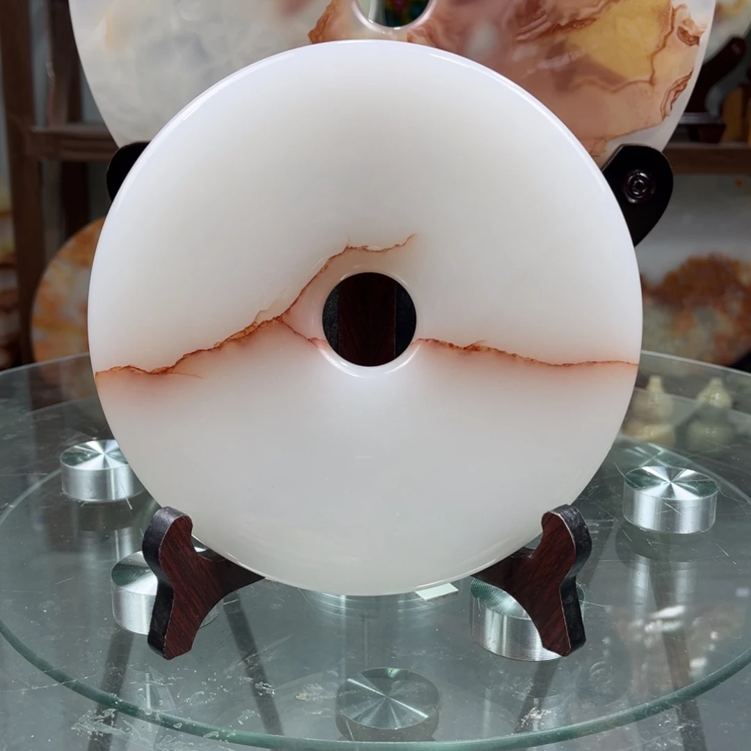 玉石平安扣摆件首单福利直径18cm