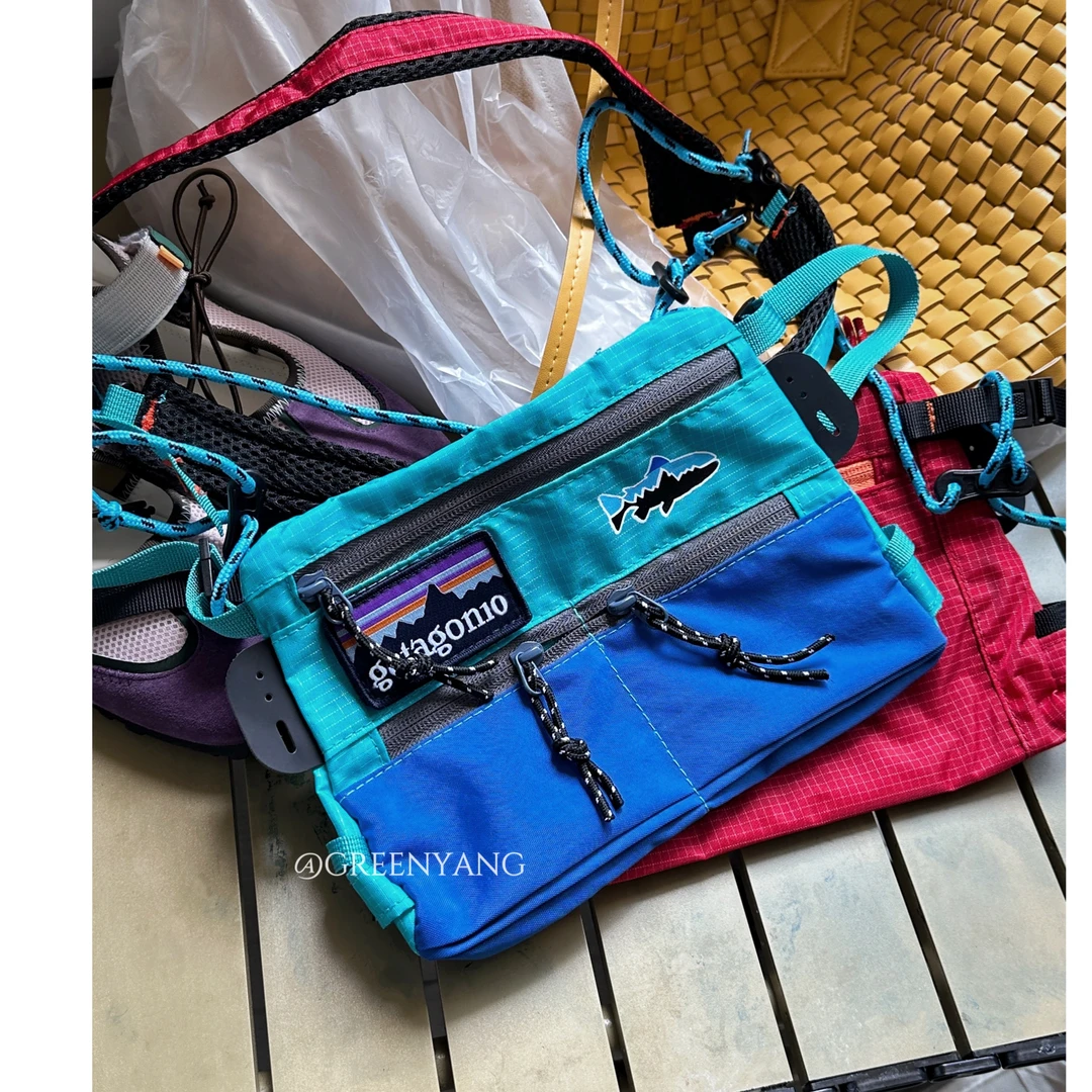 老羊家~情侣款运动信封包休闲钓鱼斜挎包百搭单肩包工装风手机包