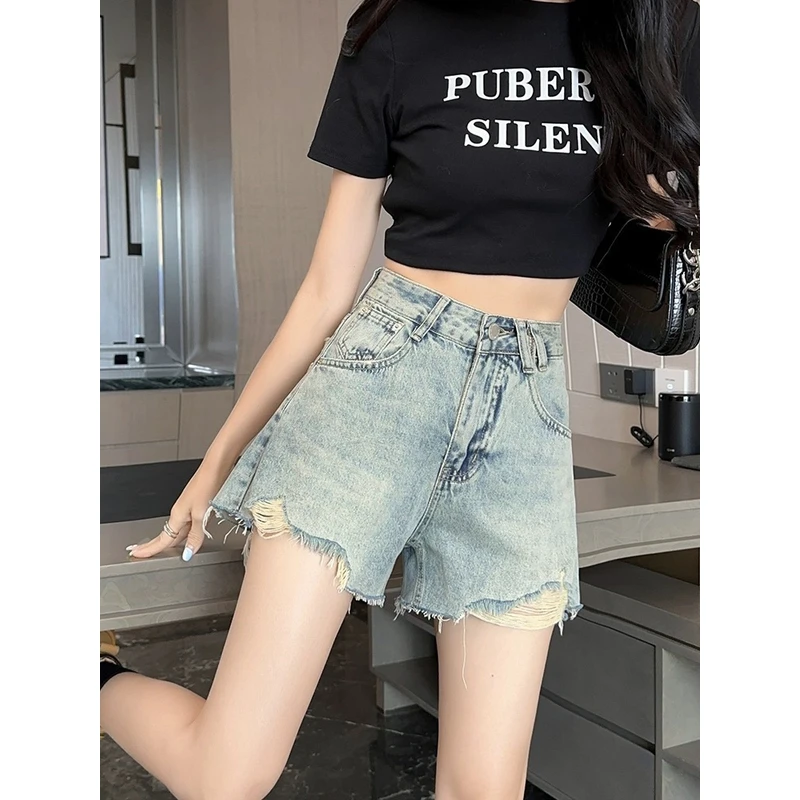 驼奶粉～显瘦短裤