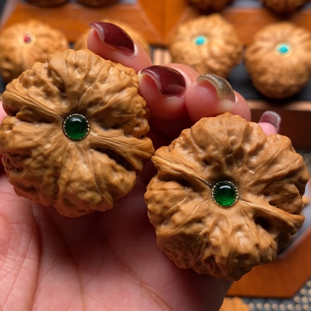 文玩核桃把件螃***走哇哇