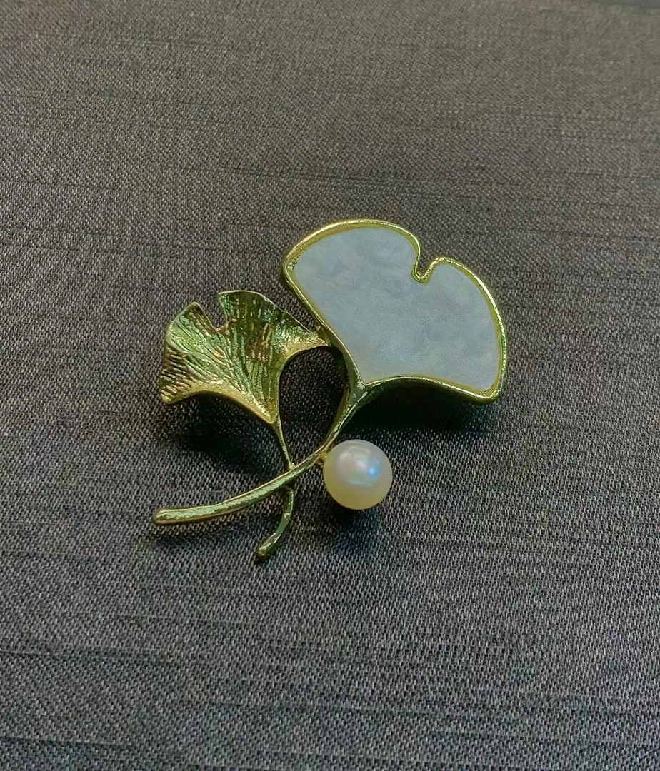 淡水珍珠 合金镶嵌