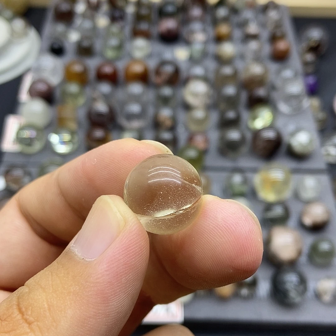 八***成水晶珠宝半成品未镶嵌